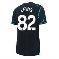 Fotbalové Dres Manchester City Rico Lewis #82 Dámské Alternativní 2023-24 Krátký Rukáv